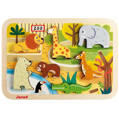 Buy Childrens Toys Zoo Chunky Puzzle | Label Kingdom