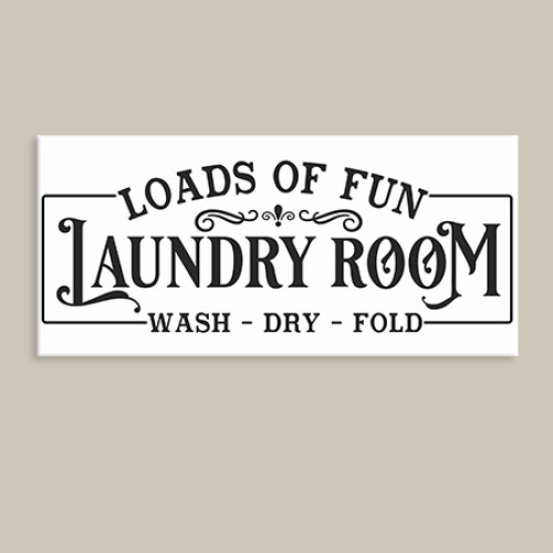 Laundry Room Wall Sign
